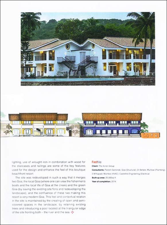 Architecture + Design journal publishes an article on The contemporary evolvement for recreational design by Nandini Sampat